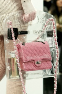 Chanel see-through handbag